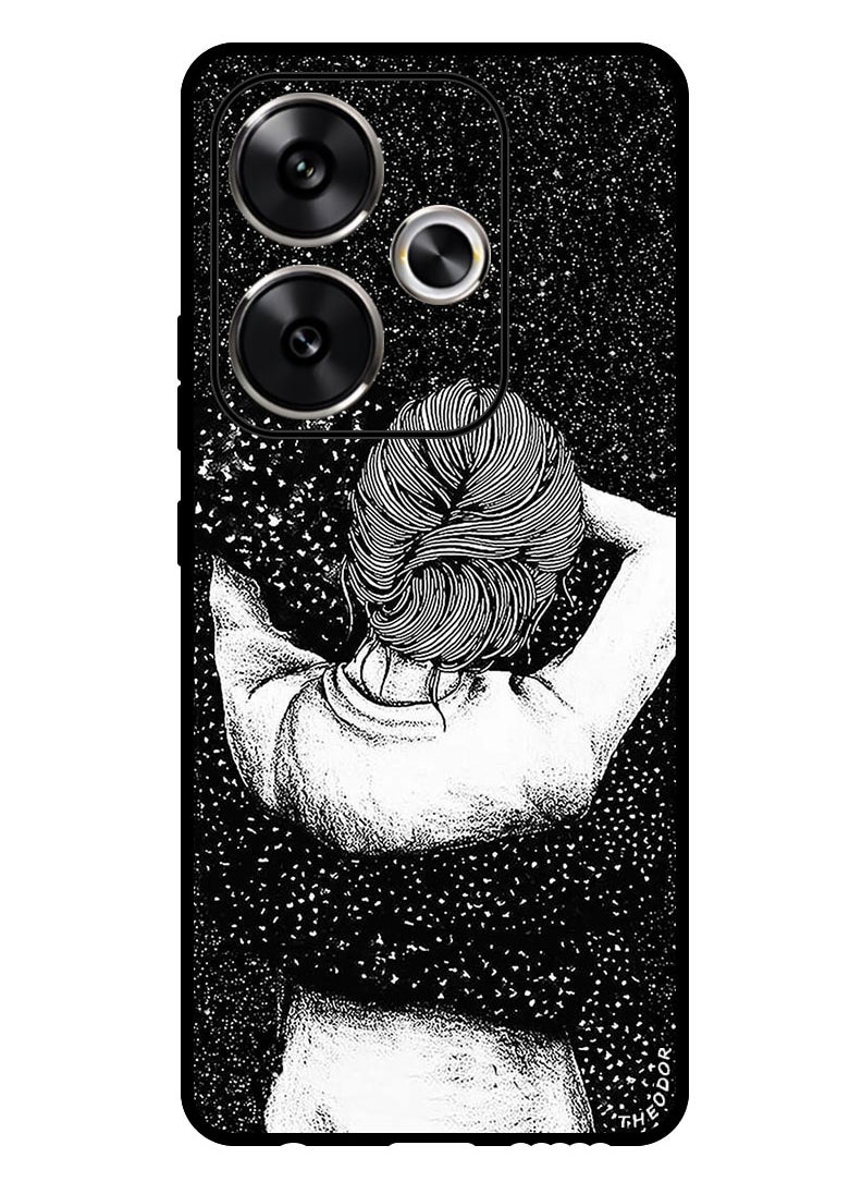 Theodor Protective Case Anti Scratch Shock Proof Bumper Cover For Xiaomi Redmi Turbo 3 Night Imagination Of Girl  - Image 1