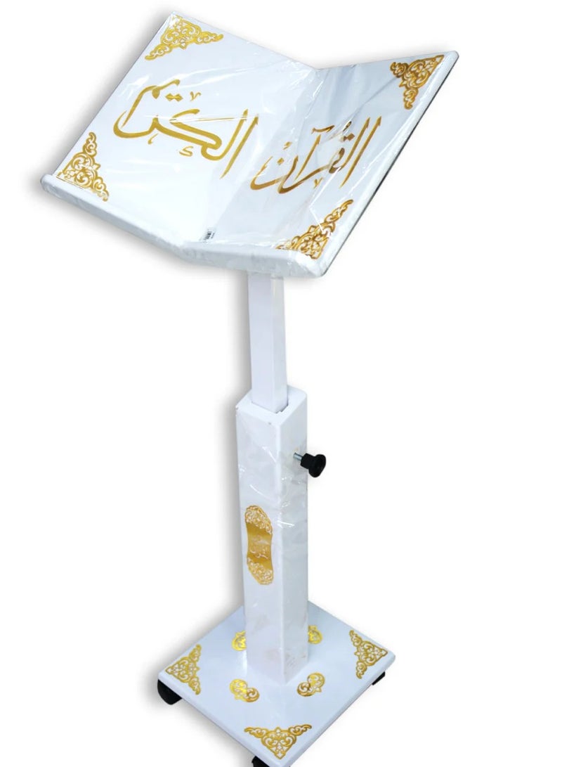 REBENUO Wooden Quran stand, height 110 cm - Acrylic - Image 4