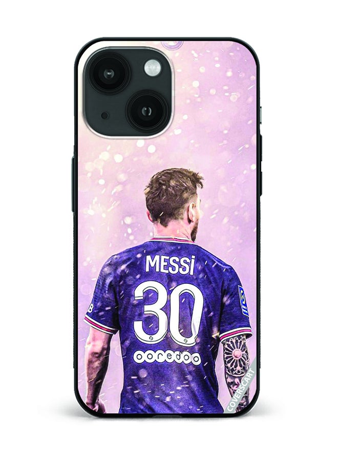 COVERSCART Protective Case Cover For Apple iPhone 13 Messi Design Multicolour