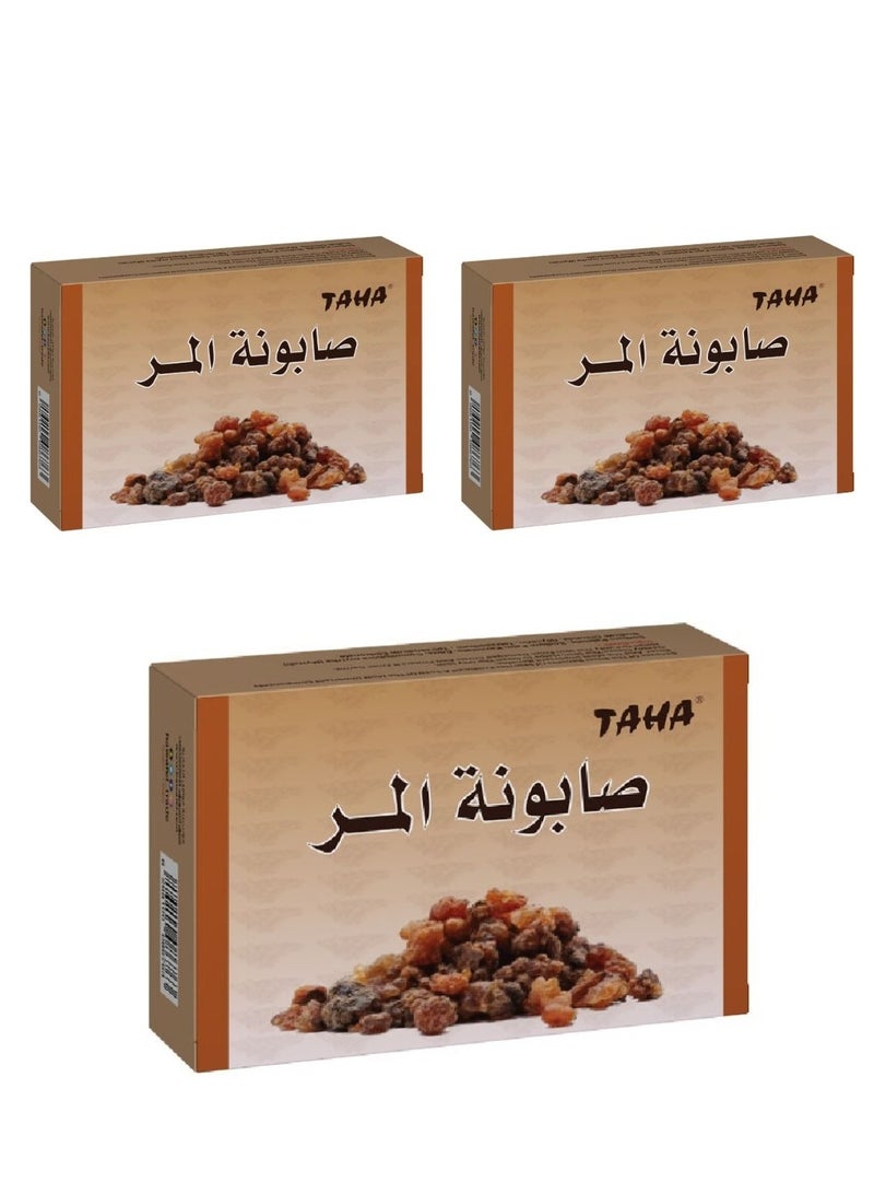 ثلاثة قطع من صابونة المر 125x3 جرام