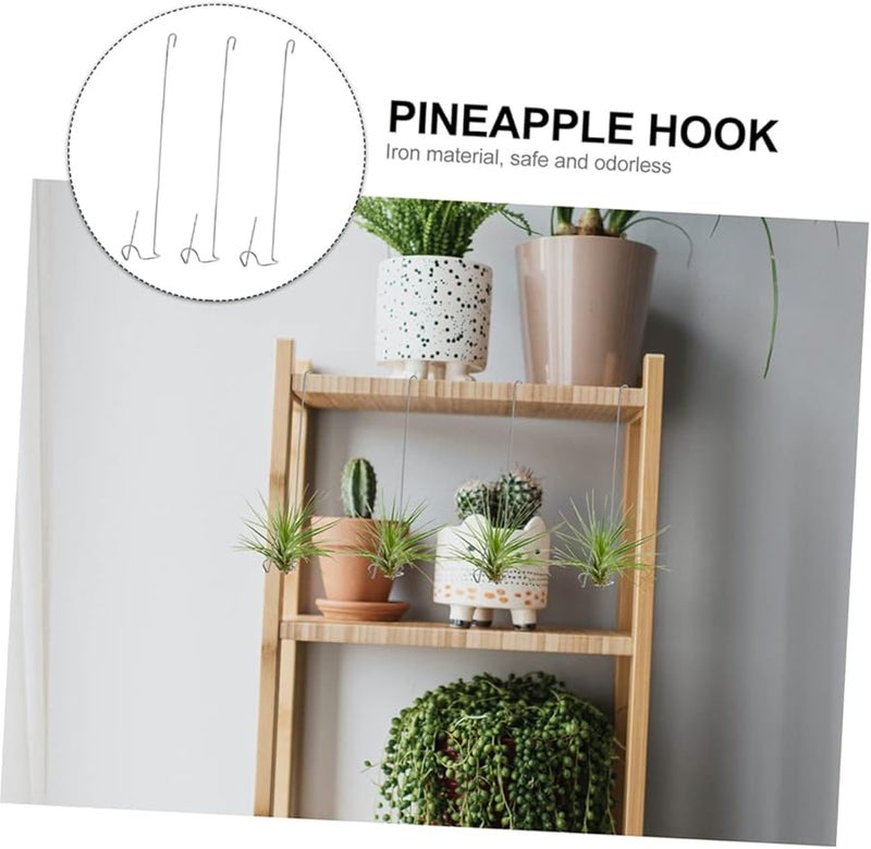 Kisangel 3 قطع من خطافات الحائط للنباتات الهوائية من الفولاذ المقاوم للصدأ متينة مقاومة للماء للداخل والخارج - Image 4