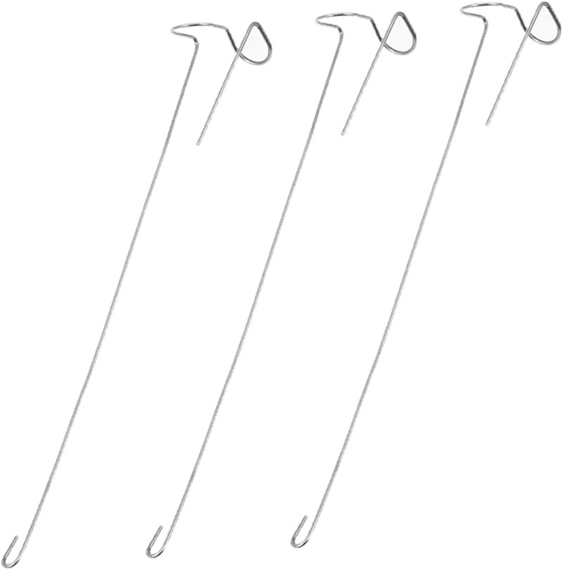 Kisangel 3 قطع من خطافات الحائط للنباتات الهوائية من الفولاذ المقاوم للصدأ متينة مقاومة للماء للداخل والخارج - Image 2