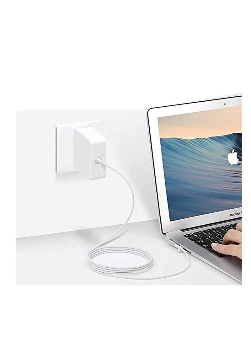 SYOSI Universal Charger, 60W Power Adapter L-Tip Magnetic Connector Charger for Mac Book and 13-inch Mac Book Pro (Before Mid 2012 Models) - Image 1