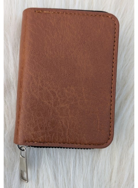 محفظة كروت . جلد بسوستة و 11 جيب للكروت المختلفة والبطاقات