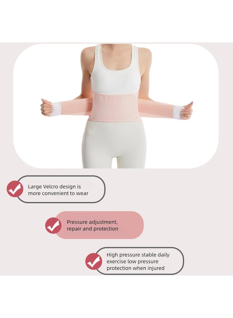 Zikra Air Mesh Back Support Brace Belt, Breathable Lumbar Support Belt, scoliosis back brace, Waist Relax Lower Back Pain & Sciatica Pain Relief with 7 reinforced Bones Back Braces for Women(M) - Image 3