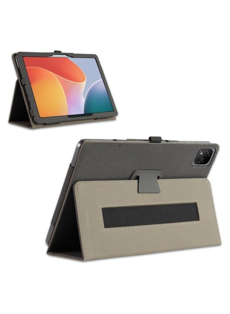Case Compatible with Infinix Xpad 11-inch 2024 Tablet Case, Ultra Slim PU Leather Case All-inclusive Anti-drop Folding Stand Protective Cover with Hand Strap - Image 3
