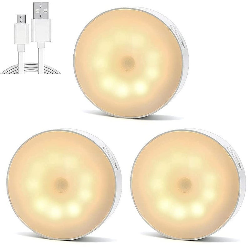 Mamadev Motion Sensor Light Hallway Basement Garage Bathroom Cabinet Closet Motion Sensor Light Color WhitePack of 2 - Image 3
