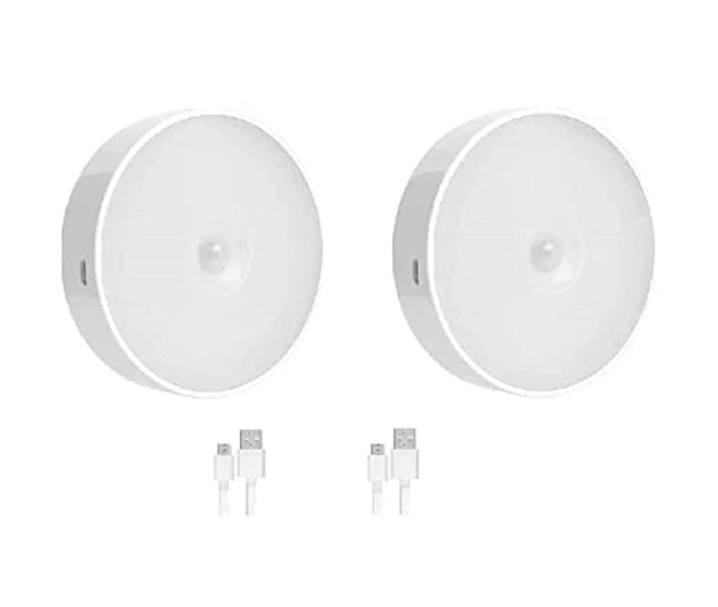 Mamadev Motion Sensor Light Hallway Basement Garage Bathroom Cabinet Closet Motion Sensor Light Color WhitePack of 2 - Image 1