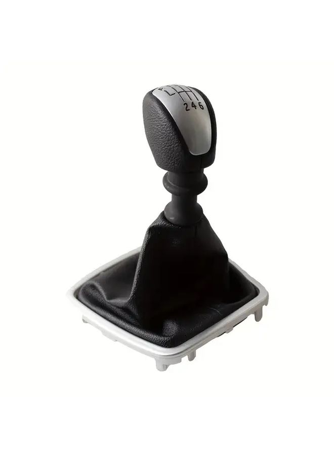 مقبض ناقل الحركة المغلف بالجلد لسيارة رينو لاجونا MK3 2007-2014 6 غيارات يدوي - Image 4