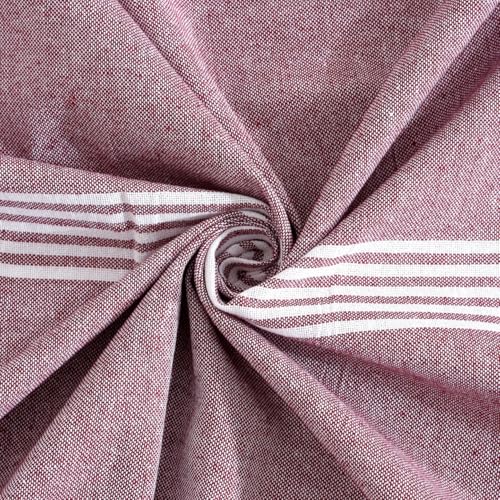 Värde Handmade Double Bedsheet 210 TC | Without Pillow Cover | Handloom Cotton Bedsheets for Double Bed | Double Bedsheet for Summer (Size 90X100 Inches, 7.5 x 8.3 Feet (Rose Ebony, King Size) - Image 4