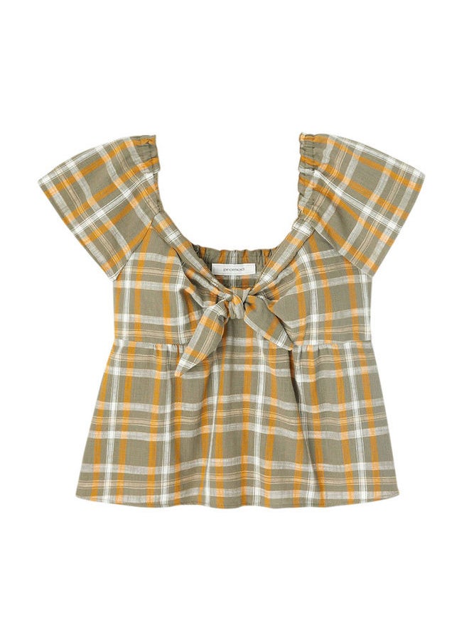 promod - Checked blouse - Image 1