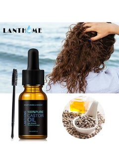 Lanthome 100% Pure Castor Oil ,Hair Growth,Castor Oil Castor Oil Mascara Conditioner Gentle Moisturizing 10ml  - Image 2