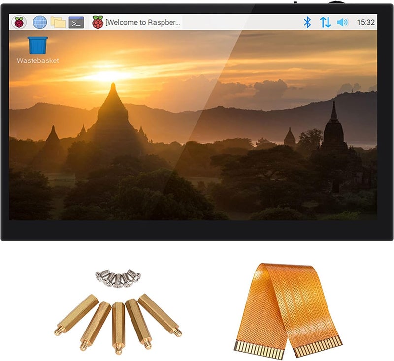 BIQU BIGTREETECH Upgrade PI TFT70 TFT LCD Display DSI 800x480 for Raspberry Pi Model 3D Printer Controller(7in Capacitive Touch Screen) (165X100mm) - Image 1