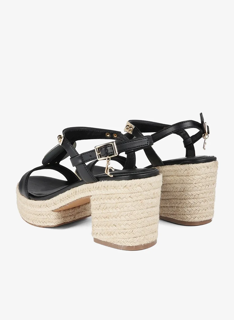 Lola Casademunt Esparto high-heel sandals with metallic detail