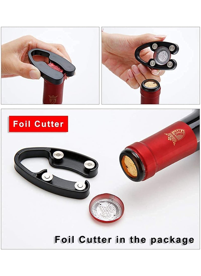 Replex Wine Bottle Opener Set Automatic Corkscrew Wine Opener Kit for Wine Lovers Battery Operated Wine Cork Opener Remover Set with Foil Cutter
