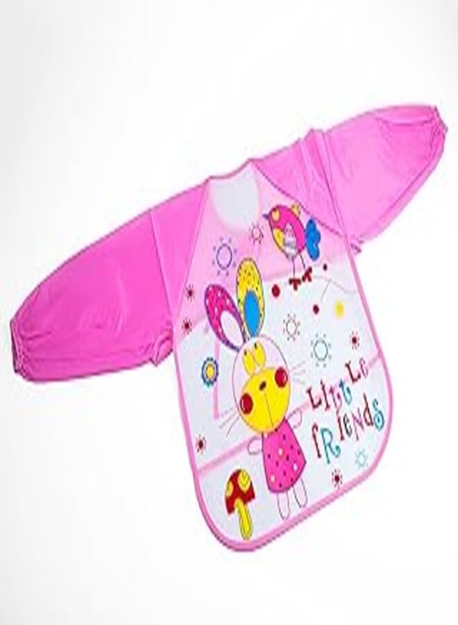 PVC Baby Bib with sleeves-1