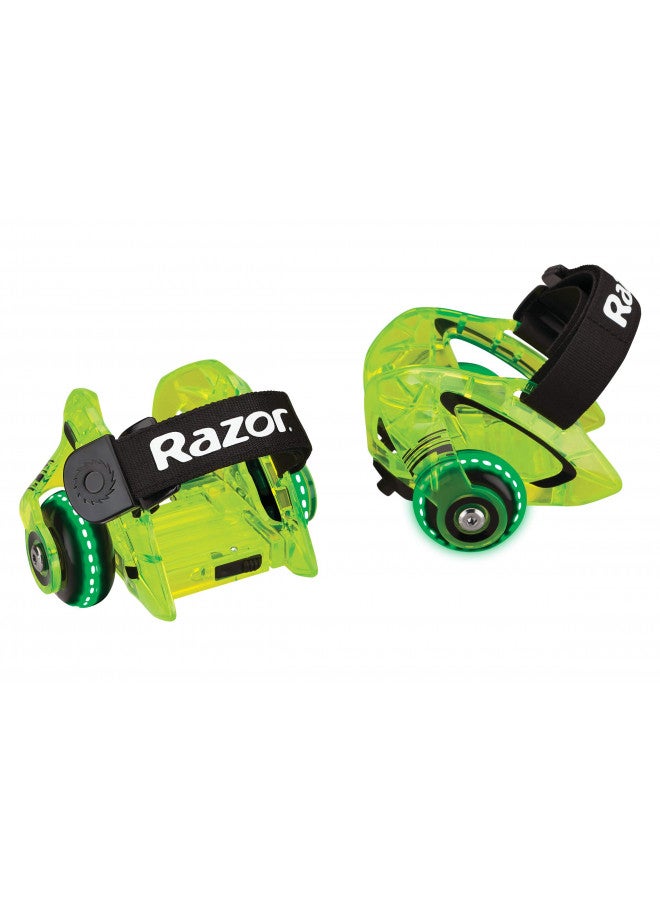 Razor Razor Jetts DLX Heel Wheels - Neon Green - FFP  - Image 1