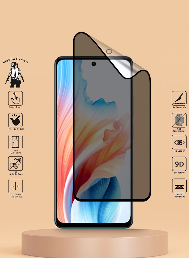 Techie 9D Matte Ceramic Screen Protector Film for Oppo A79 – Smooth Feel Anti Fingerprint Bubble Free - Image 2