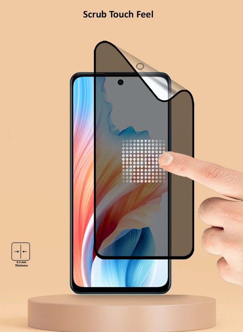 Techie 9D Matte Ceramic Screen Protector Film for Oppo A79 – Smooth Feel Anti Fingerprint Bubble Free - Image 3