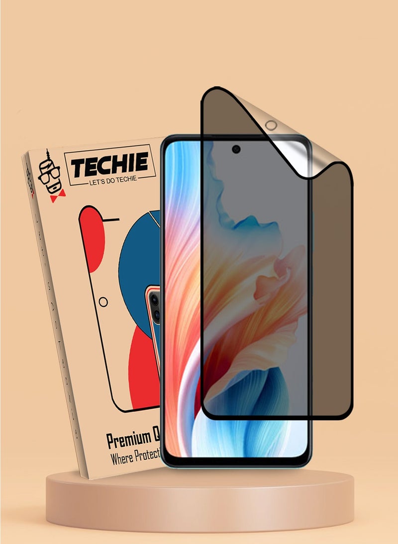 Techie 9D Matte Ceramic Screen Protector Film for Oppo A79 – Smooth Feel Anti Fingerprint Bubble Free - Image 1