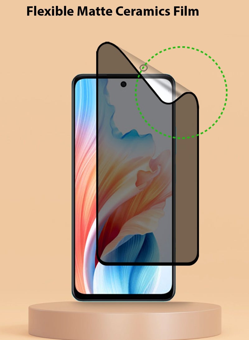 Techie 9D Matte Ceramic Screen Protector Film for Oppo A79 – Smooth Feel Anti Fingerprint Bubble Free - Image 4