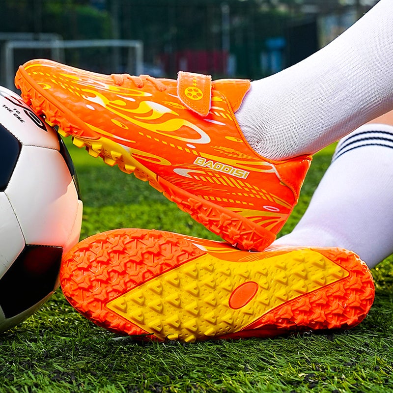 Children'S Shoes Boys' Football Shoes 2025 Spring And Autum New Tf Broken Nail Kidsren'S Training Sports Shoes For Students - Image 5
