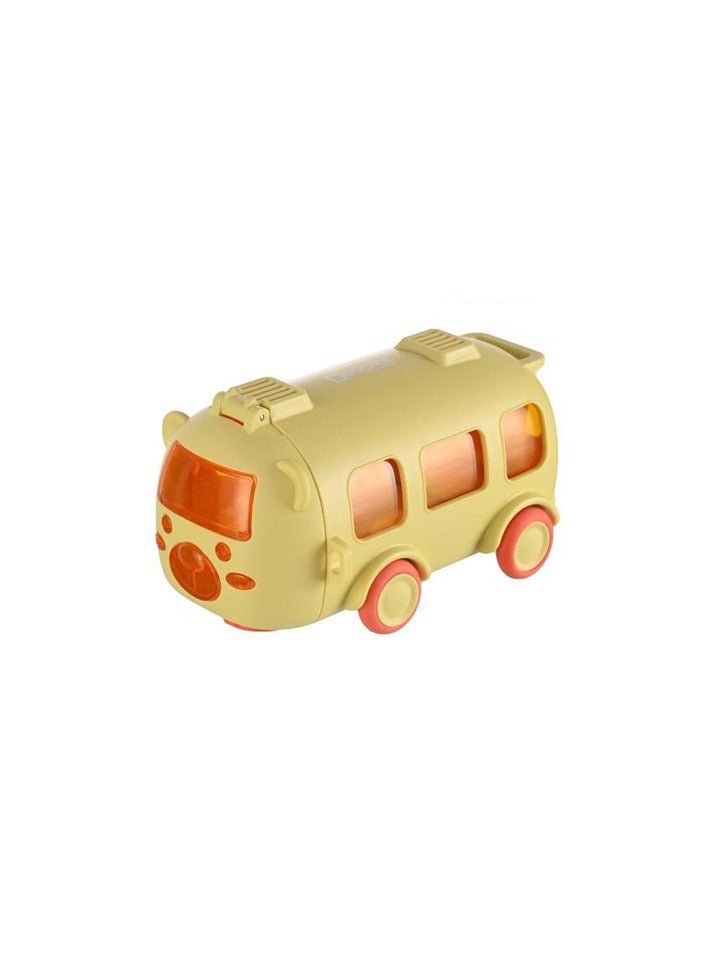 DESSINI زجاجة ماء للأطفال سعة 500 مل من ديسيني، خالية من BPA، مقاومة للتسرب 700 أصفر - Image 1