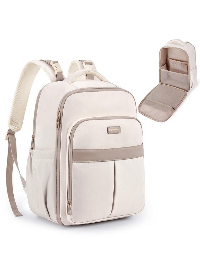 MOMMORE mommore Diaper Bag Backpack Large Baby Bag 37L with 15.6'' Laptop Sleeve Mom Bags with Insulated Pockets, Changing Pad, Stroller Straps, Travel, Work - Image 1