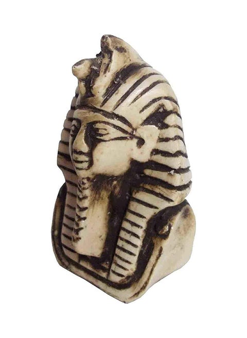 Egyptian King Tut Head Face 3D Pharaoh Figurine Statue Ancient Handmade Sculpture 3 Sculpture Mythology