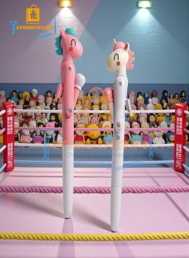 SHREE TECHNESH Unicorn Boxer Ball Pen for Kids – with Punch Action Button | Return Gifts For Kids (2) - Image 2