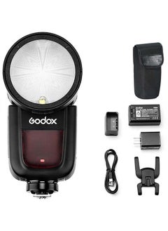 Godox Godox V1-C Round Head Camera Flash Speedlite, 2.4G X Wireless HSS 76Ws Speedlight Flash for Canon 6D 7D 50D 60D 500D 550D 600D 650D 1000D 1100D 1DX 580EX II 5D Mark II III  - Image 1