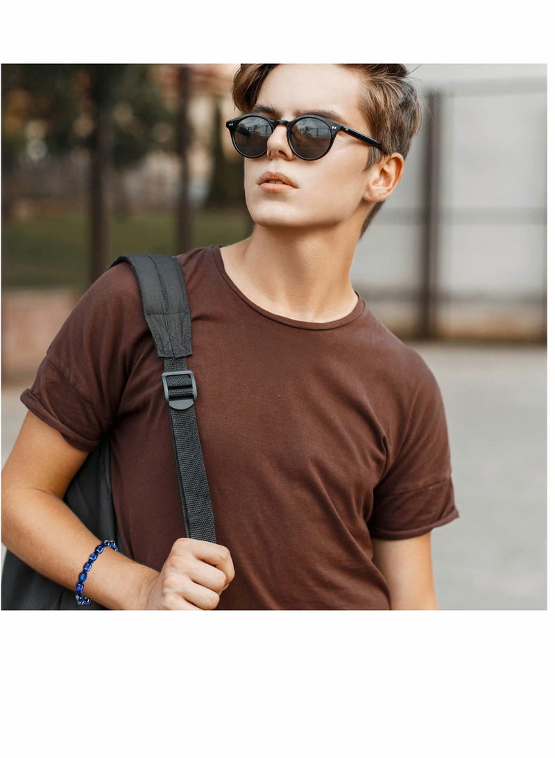 أساور مزاجية تتغير ألوانها للأزواج والأصدقاء - خرز حراري قابل للتعديل للأطفال والبالغين، مجموعة من قطعتين، تصميم لامع يعتمد على العواطف - Image 4