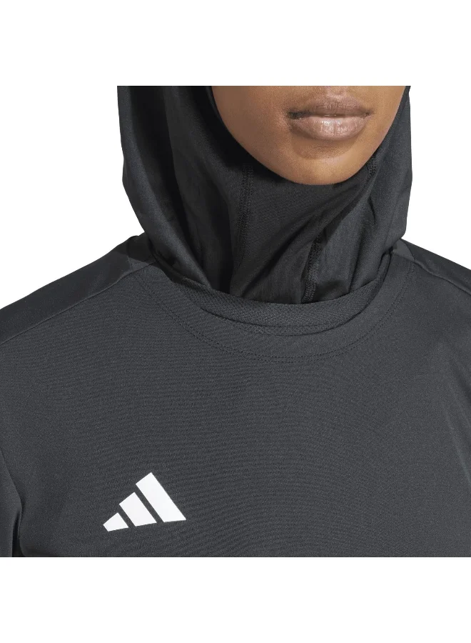 adidas تيشيرت أديداس أديزيرو إي للنساء أسود للجري