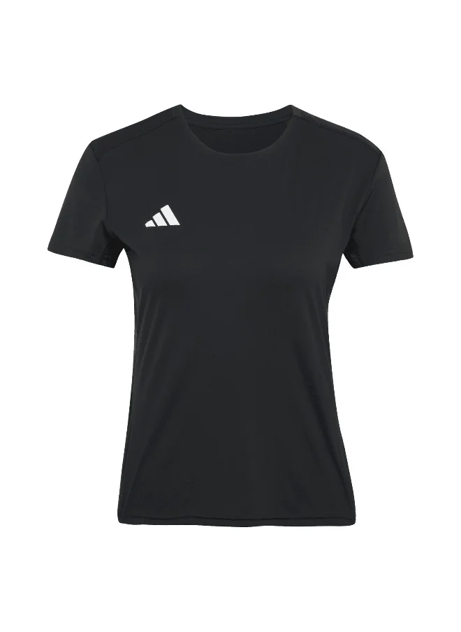 اديداس اوريجينالز Adidas Adizero E Tee Black Running T-Shirts For Women 2Xs