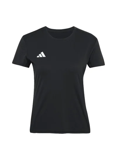 Adidas Adidas Adizero E Tee W Black Running T-Shirts For Women