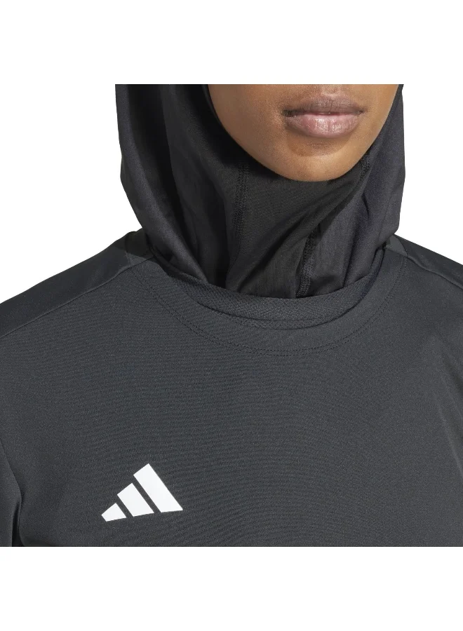 adidas تيشيرت أديداس أديزيرو إي للنساء أسود للجري
