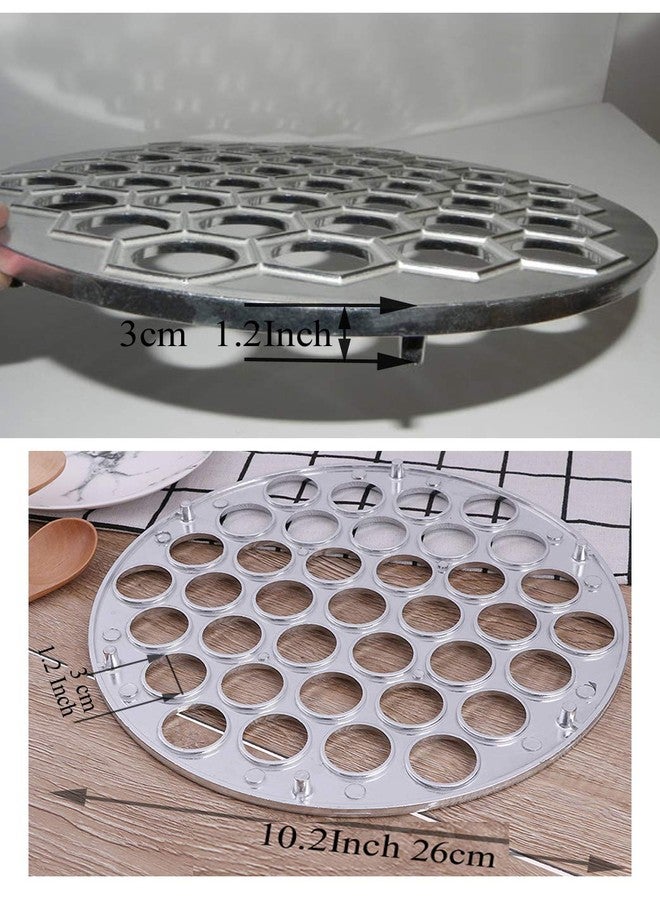 YNHIAG Russian Ravioli Maker Dumplings Mold,Pelmeni Maker,Pelmeni Metal Mold - Pelmeni Meat Dumplings,Siberian Pelmeni Meat,Ravioli Cutter,Saves Time and Bring Great Family Fun,Must-Have Item in All Kitchens - Image 2