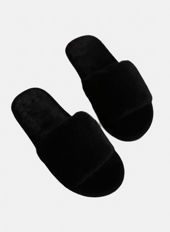 Home Fur Warm Foot Flip Flop For Women - Image 2