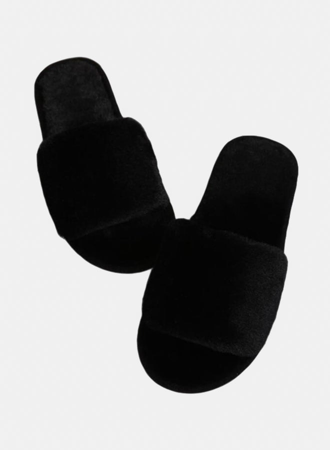 Home Fur Warm Foot Flip Flop For Women - Image 3