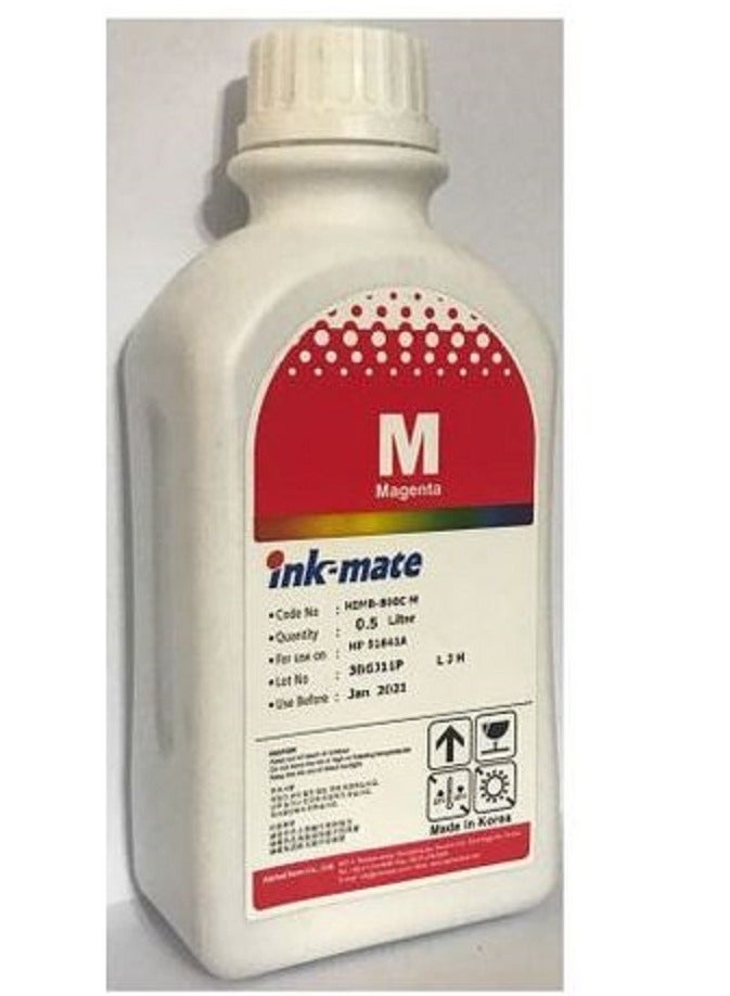 حبر إعادة تعبئة إنك ميت لطابعات الخرطوشة، احمر 1 لتر لأعادة تعبئة خراطيش الطابعات