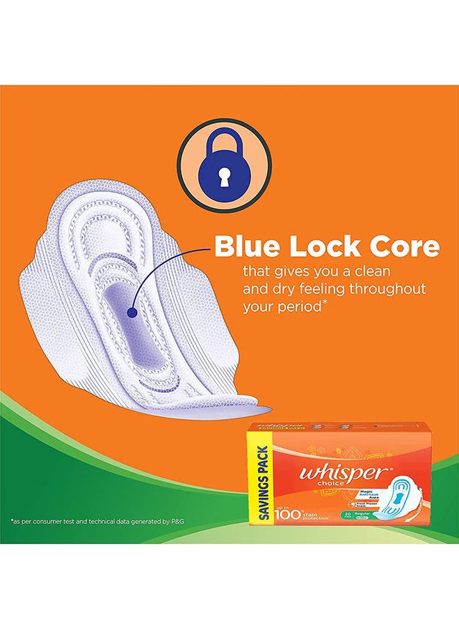 Whisper - Choice Ultra XL Sanitary 22 Pads Multicolour - Image 1