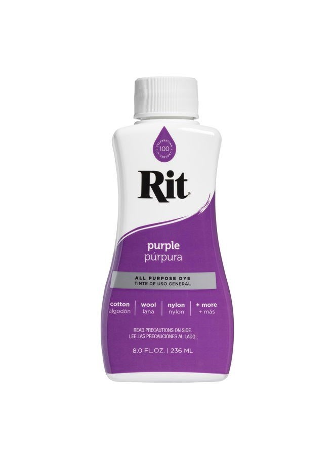 RIT Dye Liquid 8 Fluid oz Purple - Image 1