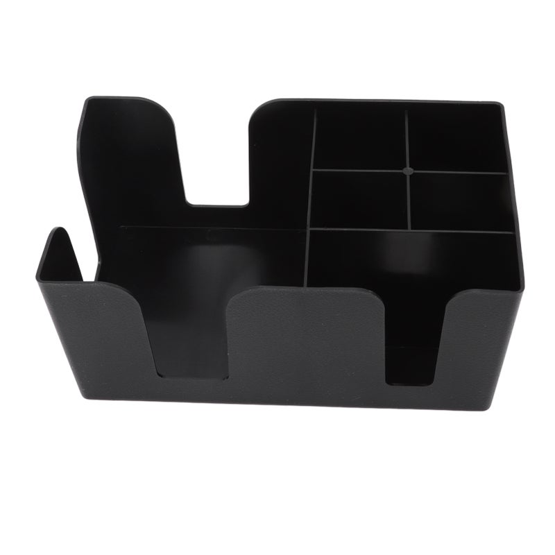 Coffee Station Organizer Multifunction Classification ABS Upright Coffee Condiment Organizer with 6 Compartments - Image 2