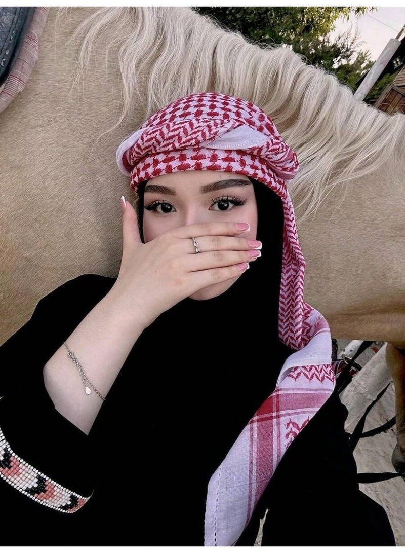 وشاح الصحراء الشرق الأوسط رجالي وشاح الرقبة والوجه أغطية الرأس العربية - Image 2