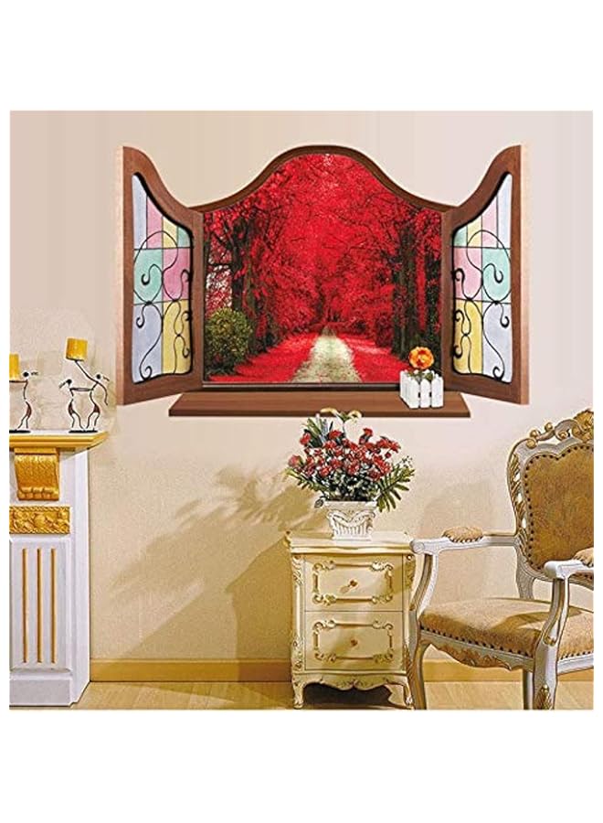 Raxoom House Rules Quote Wall Stickers Home Decor Living Room DIY Wall Art Decals Removable Sticker (window) - Image 1