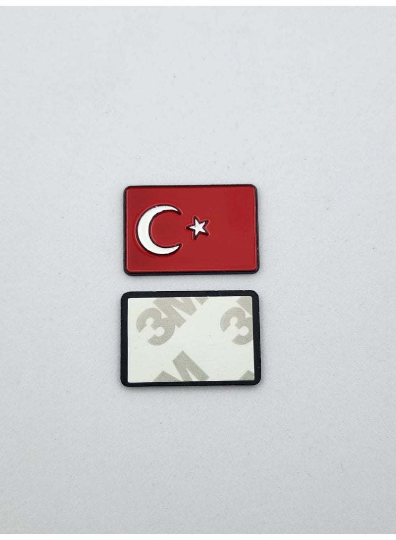 Kipfy Turkey Flag Sticker for Mobile, Laptop Accessories Fans Stickers Display for,I pad, Backpacks, and Collectors Walls, Doors, Cars, Trucks, Motorcycl - Image 2