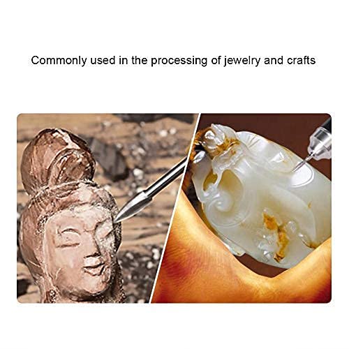 Alucy Handle Foredom Handpiece, Flex Shaft Shank Jewelry Engraving Hammer Jewelry Making Tool for Jewelry Flex Shaft Machine - Image 4