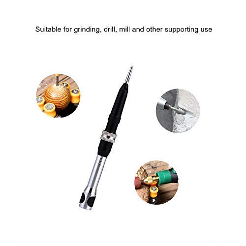 Alucy Handle Foredom Handpiece, Flex Shaft Shank Jewelry Engraving Hammer Jewelry Making Tool for Jewelry Flex Shaft Machine - Image 2