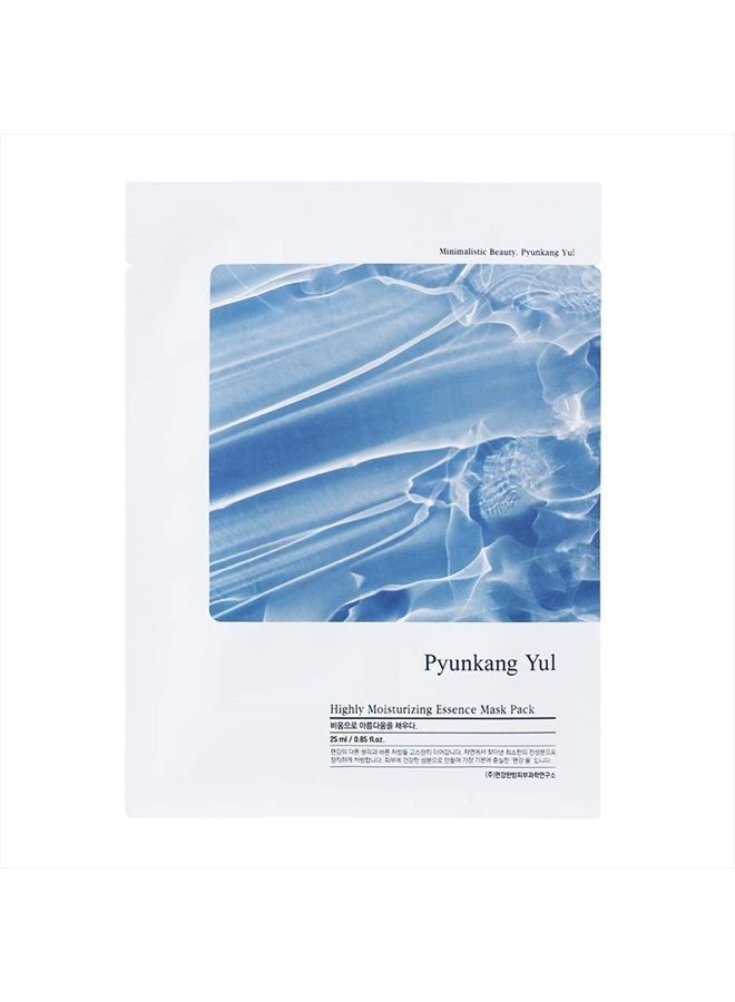 PYUNKANG YUL Highly Moisturizing Mask Pack 10 PCS - Korean Ceramide Vitamin Face Sheet Mask Skin Care Products - Beauty Face Mask Containing Panthenol, Hyaluronic Acid, Tea Tree, Cica - Image 1