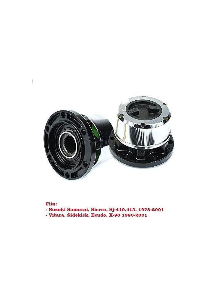 QASULER Manual Free Locking Hubs for Suzuki and Geo Tracker - Image 4
